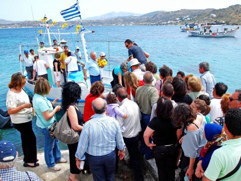 Panagia Parthena Islet: On the Holy Day of the Ascension a holy mass takes place on the islet