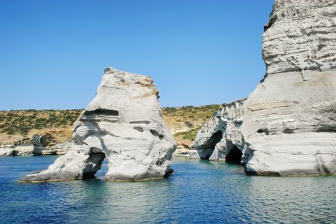 Sea Caves: Some of the caves that are found in Kleftiko