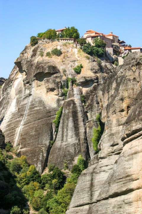 Grand Meteoron Monastery: The Monastery was founded around 1340 by Saint Athanasios Meteorites, a scholar monk of Mount Athos.