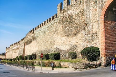 Castle: Today the Castle of Thessaloniki is under restoration and open to public.