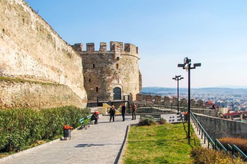 Castle: The Castle of Thessaloniki dates back to the 4th century A.D. when Theodosius I ruled the Byzantine empire.