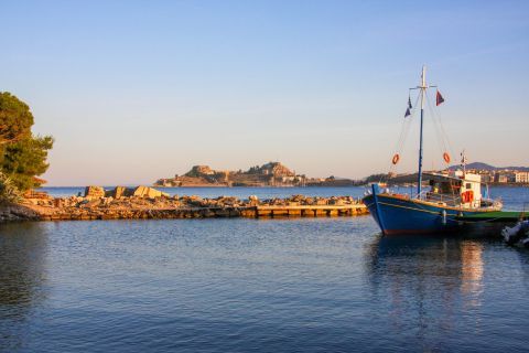 Vidos Islet: A fishing boat