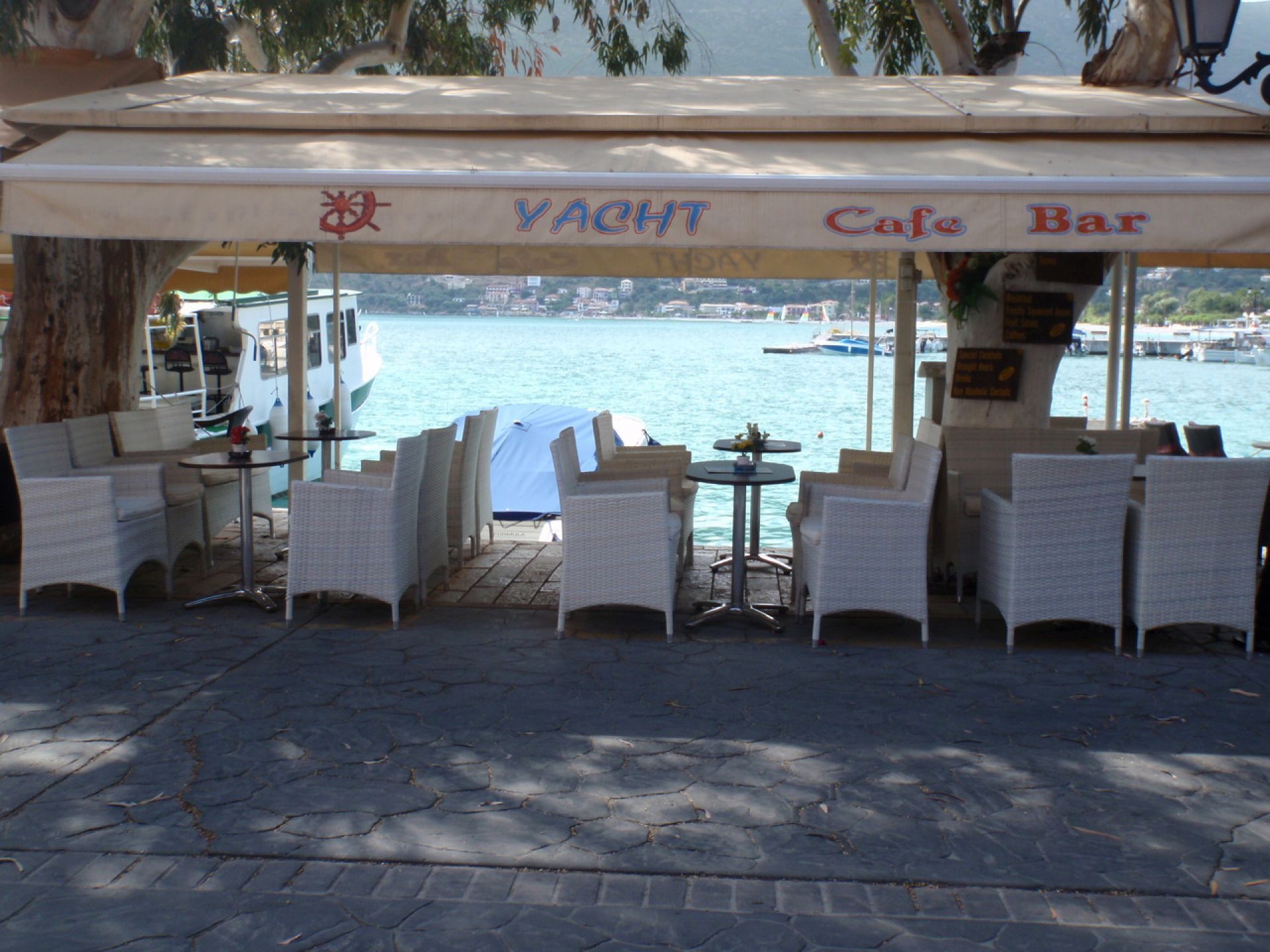 yacht cafe in kos