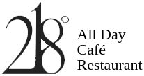 218 Cafe logo