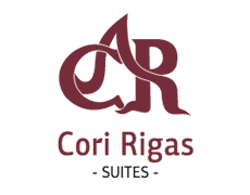 Cori Rigas cafe logo