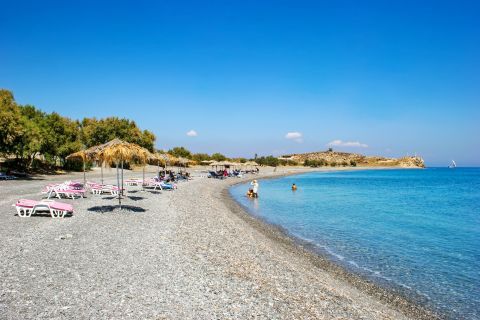 Agios Fokas: An organized spot on Agios Fokas beach