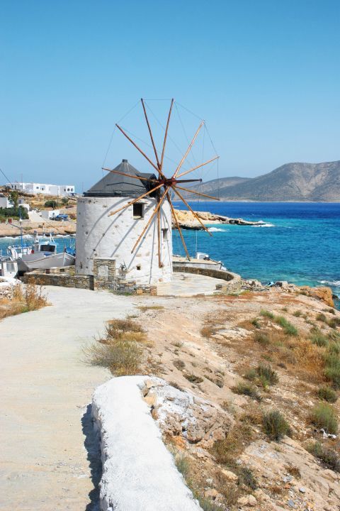 Chora: A picturesque windmill.