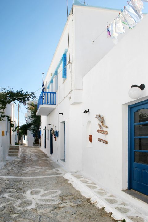 Chora: From shops to houses, every building in Chora is a primar example of Cycladic architecture.