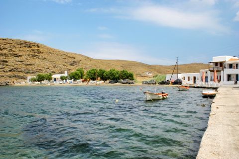 Agia Irini: Small fishing boats