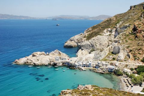 Firopotamos: Hills and blue waters