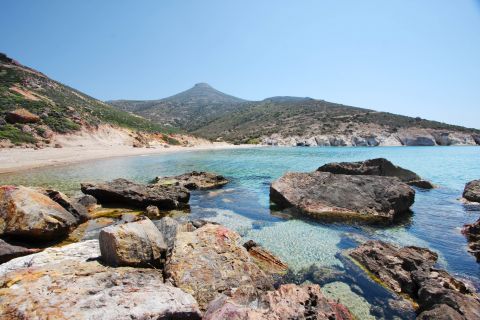 Agios Ioannis: Rock formations and azure waters