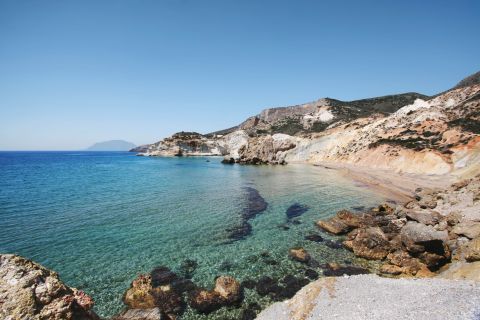 Agios Ioannis: Rocky spots and clear waters