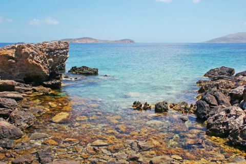 Almyros: Rock formations and clear waters