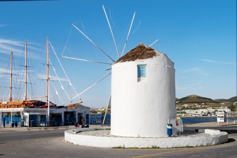 Parikia: A windmill