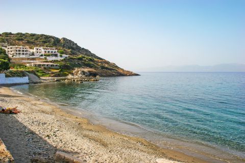 Agia Pelagia beach: Endless sea view.