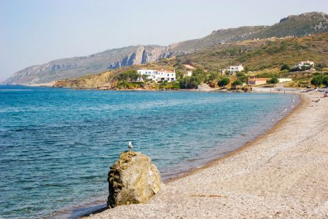 Agia Pelagia beach: Azure waters.