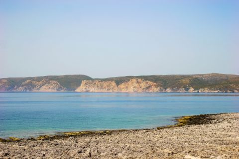 Avlemonas beach: Relaxing sea view.