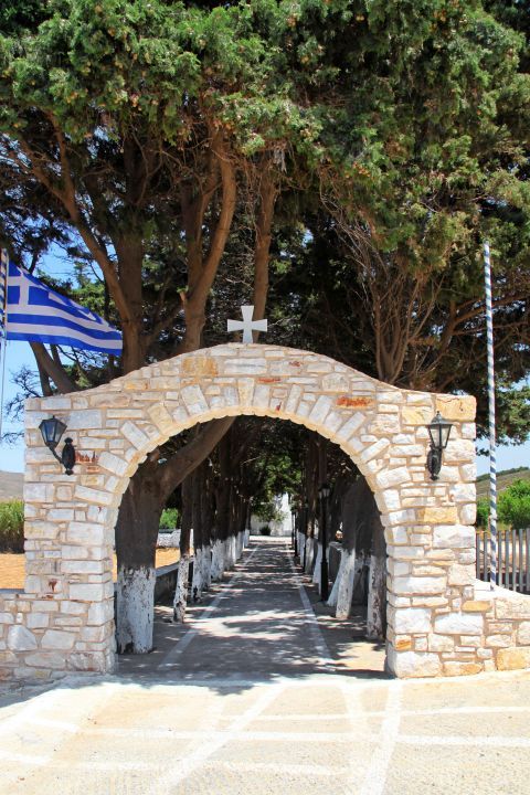 Marmara: The entrance of a local church