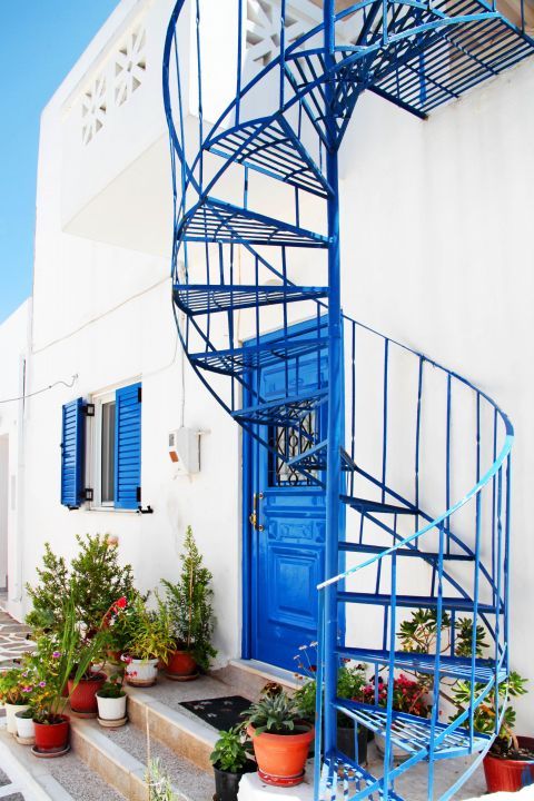 Marmara: White and blue house