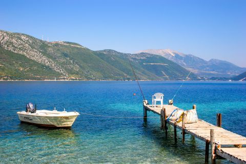 Agios Ioannis: A small, fishing boat.