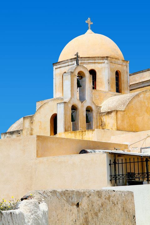 Megalochori: A Cycladic church