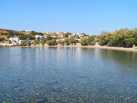 Megas Gialos: Blue waters and trees