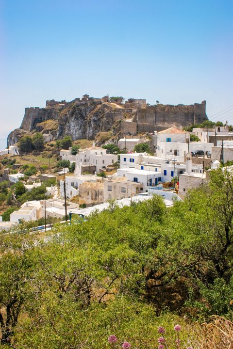 Chora: Distant view of the Castle.