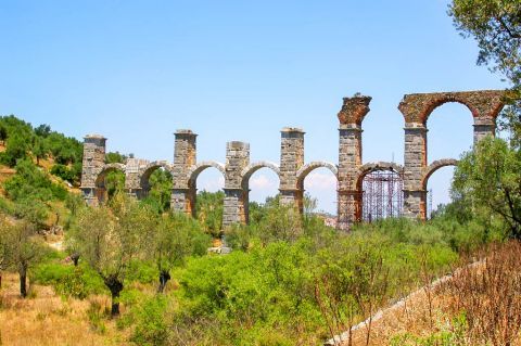 Moria: The Roman aqueduct.