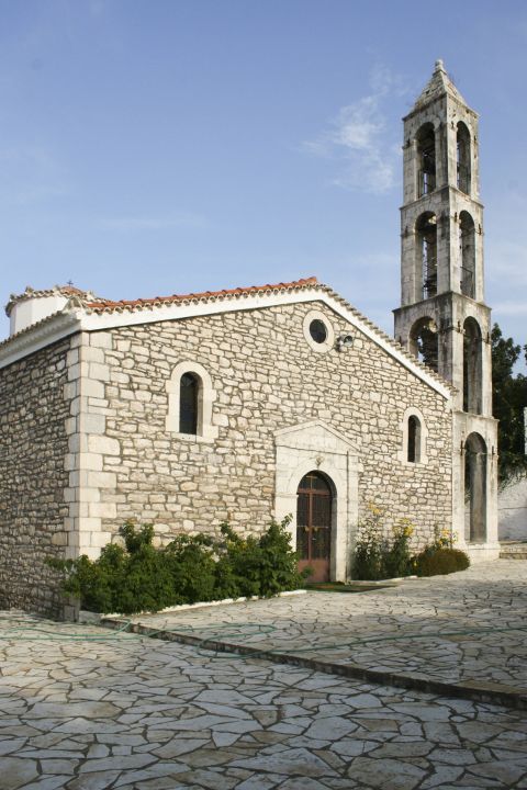 Aetos: Impressive, stone-built church.