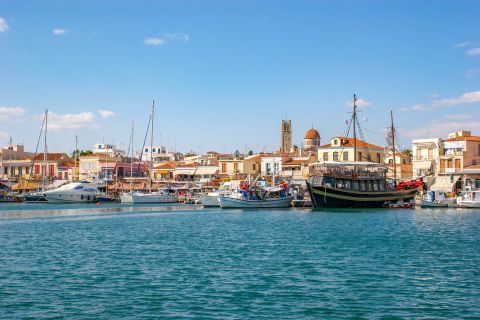 Town: The port of Aegina Town.