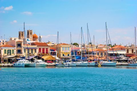 Town: View of Aegina Town