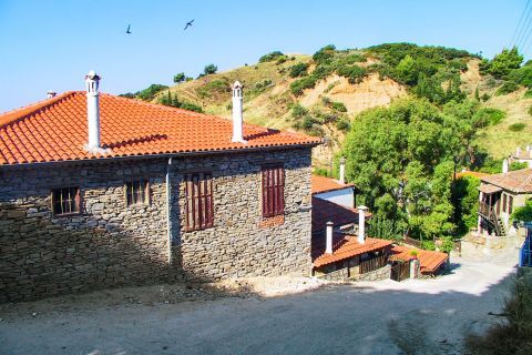 Agios Nikitas: The traditional architecture of this village is characterized by stone-built houses with ceramic roof tiles.