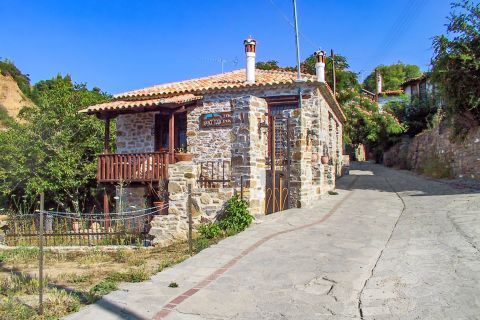 Agios Nikitas: A traditional, stone-built building, constructed at a quiet spot with nice natural surroundings.