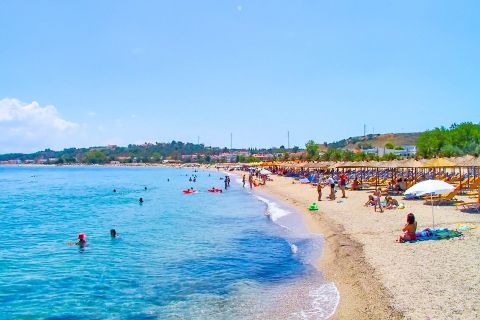 Halkidiki Nea Flogita beach: Photos, Map, Hotels | Greeka
