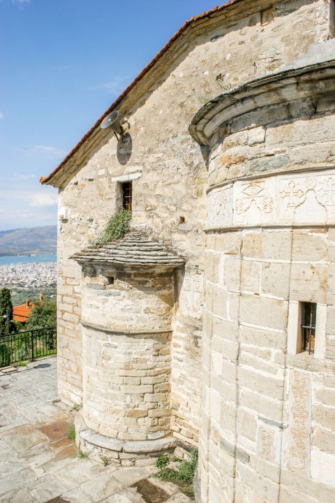 Ano Volos: A on old chapel.