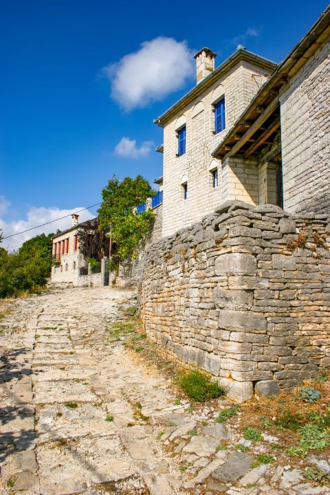 Vitsa: Stone-built mansions in Vitsa.