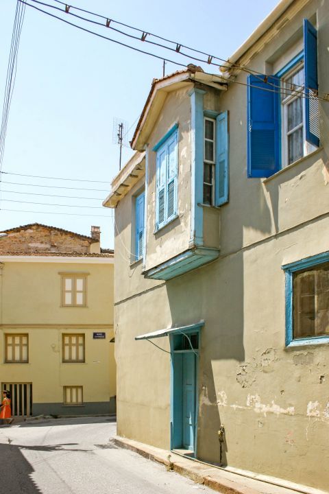 Mytilene: An old, two-floored house.