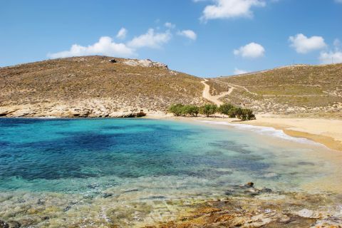 Agios Sostis: Azure waters