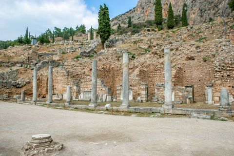 Ancient Site: Delphi is a place of high archaeological interest.