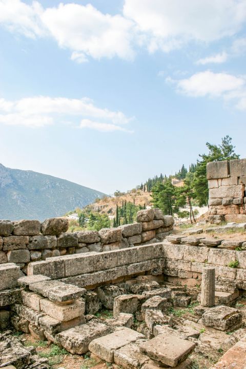 Ancient Site: Ruins of stone and marble.