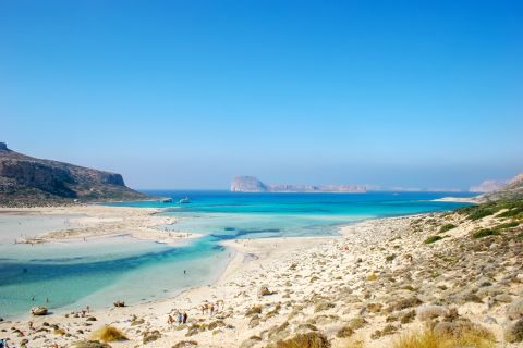 Balos: The rocky island of Gamvoussa and its Castle