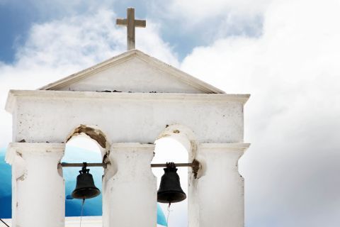 Vroutsis: The bellfry of Agios Nikolaos church