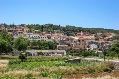 Liapades Village: View of Liapades village