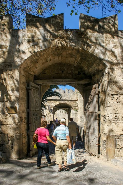 Town: Exploring the Medieval side of Rhodes.