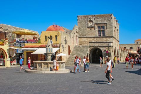 Town: Rhodes Town is characterized by impressive, Medieval sights.