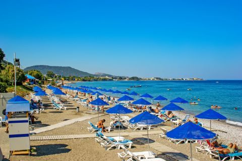Ialissos: Ialyssos beach is a well organized tourist resort.