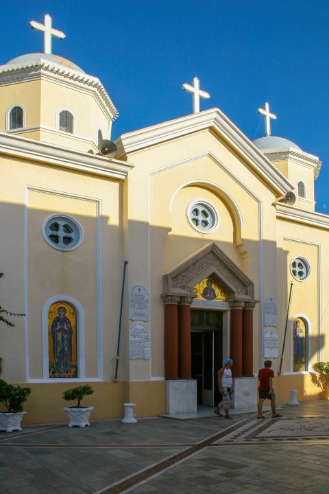 Town: In front of the Church of Agia Paraskevi, Kos Town.