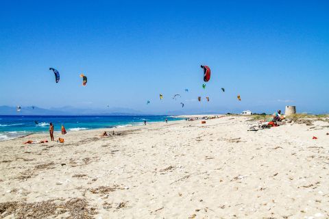 Agios Ioannis: Windsurfing activities.