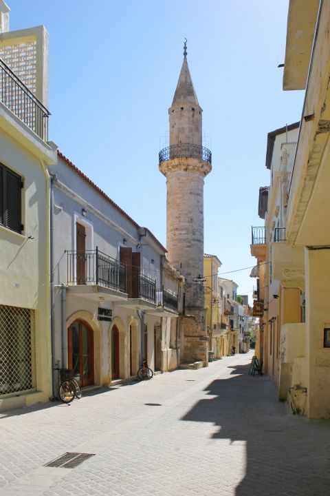 Town: The Minaret of Achmet Aga. Chatzimichali Daliani street, Chania Town.