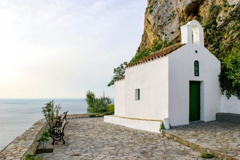 Town: A small chapel with amazing sea view.